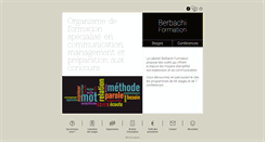 Desktop Screenshot of berbachi-formation.com