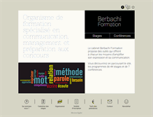 Tablet Screenshot of berbachi-formation.com